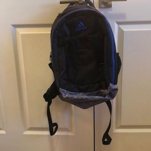 Adidas Youth Black with Blue Backpack. Elementary or preschool perfect! Like new
